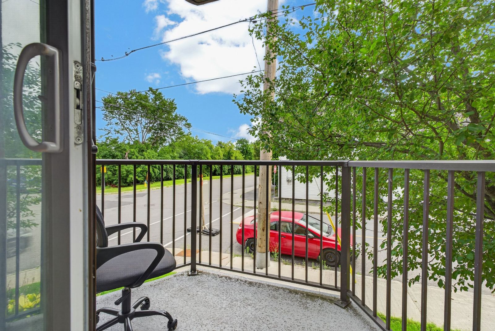 Primary bedroom balcony