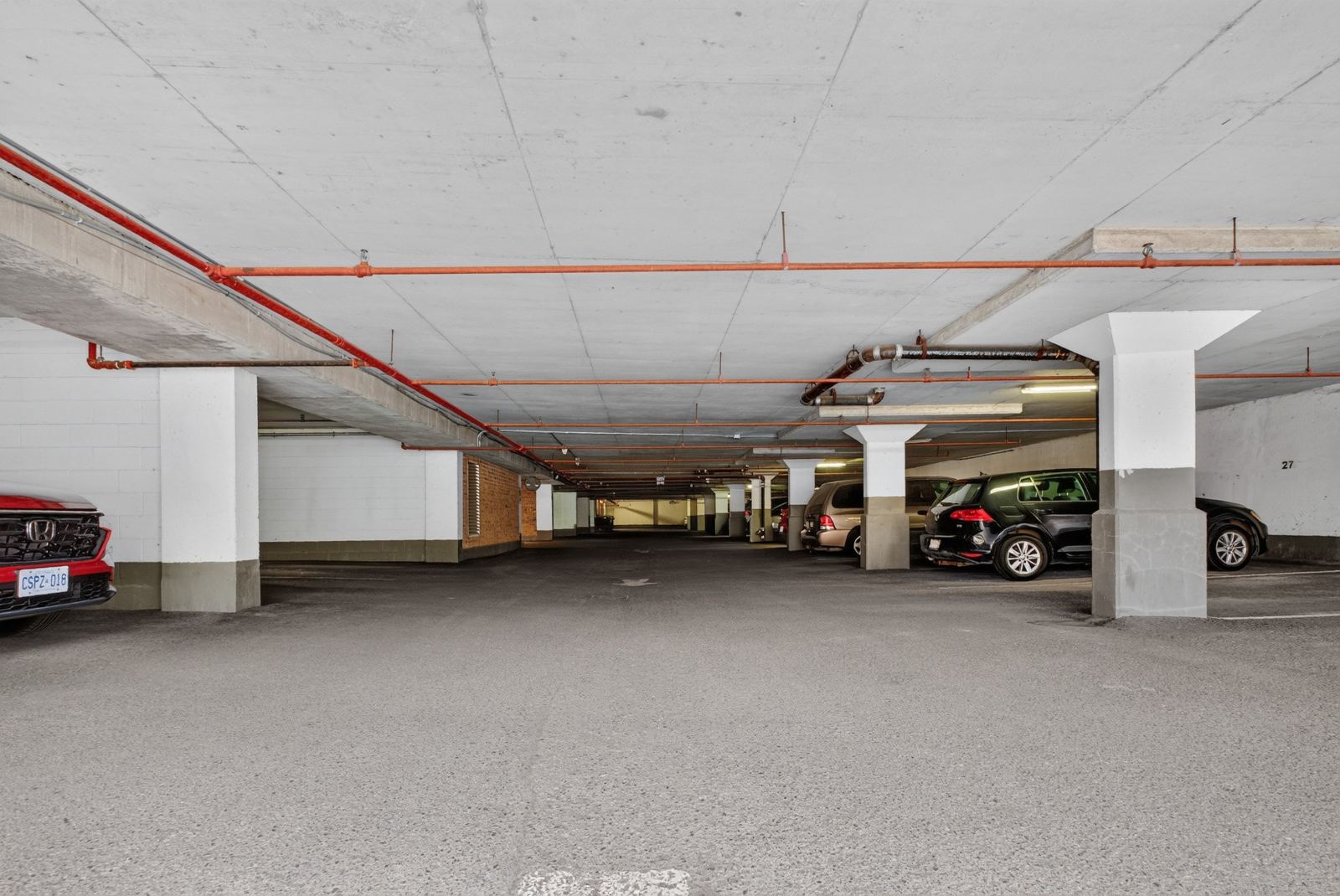 Underground parking garage